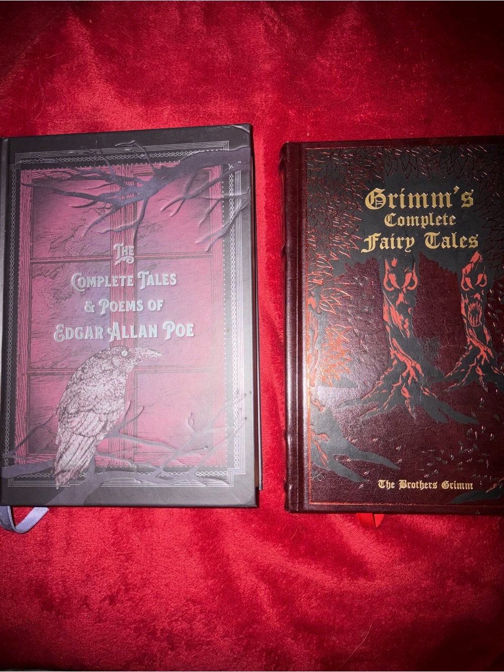 2 Books-Grimms Fairy Tales and Edgar Allan Poe’s Complete Book of Tales